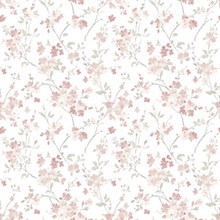 Glinda Rose Floral Trail Wallpaper