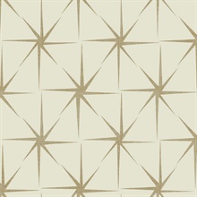 Glint Evening Star Metallic Geometric Wallpaper