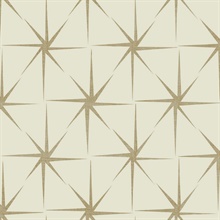 Glint Evening Star Metallic Geometric Wallpaper