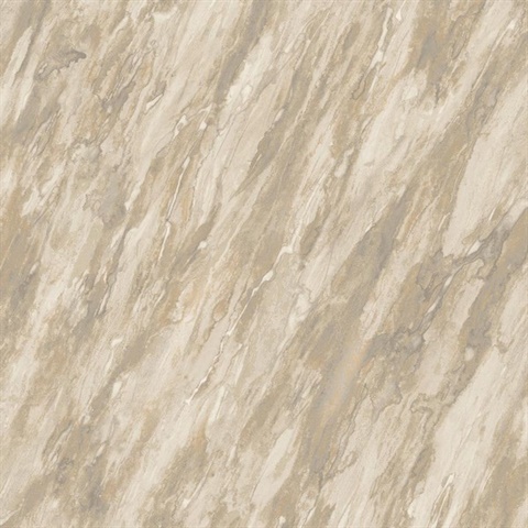 Glint Luxe Marble Beige Wallpaper