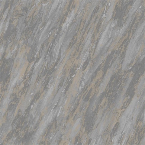 Glint Luxe Marble Dark Grey Wallpaper