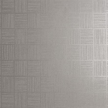 Glint Silver Distressed Geometric Wallpaper