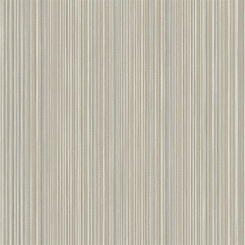 Glint Stria Stripe Beige Wallpaper