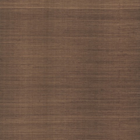 Glistening Sisal Friar Brown Wallpaper