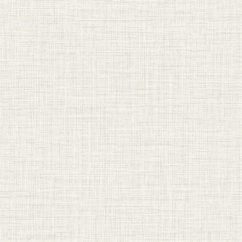 Glitter Faux Finish White Linen Wallpaper