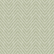 Glynn Green Chevron Textured Basketweave Wallpaper