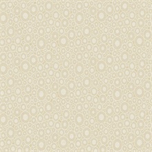 Gold Bohemian Circles Wallpaper