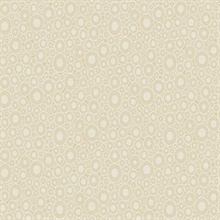 Gold Bohemian Circles Wallpaper