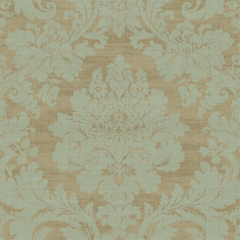 Gold Damask Scroll