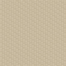 Gold Geometric Textured Rectangle Stripe Wallpaper