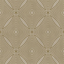 Gold Glitter Kaleidoscope Metallic Wallpaper