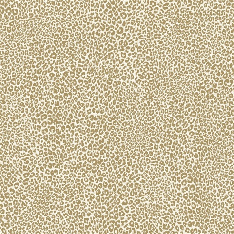 TC2681 Leopard Wallpaper| Gold Leopard King Animal Skin Wallpaper