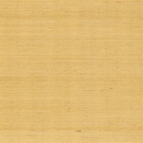 Maguey Natural Sisal Grasscloth Gold Wallpaper