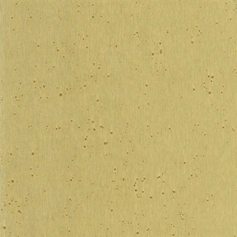 Gold Metallic Burnished Patina Metallic Wallpaper