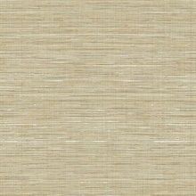 Gold Natural Blend Texture Textile String Wallpaper