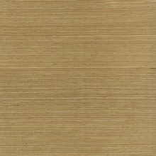 Gold Natural Grasscloth Wallpaper