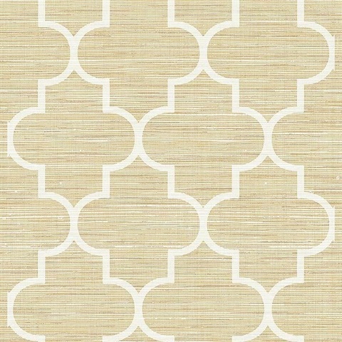Gold Natural Texture Parquet Geometrical  Wallpaper