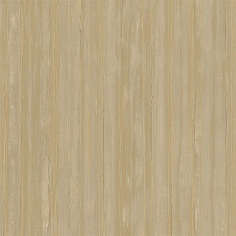 Gold Raining Glitter Vertical Stria Wallpaper