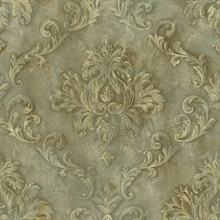 Gold Textured Scroll