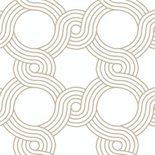 Gold The Twist Geometric Wallpaper