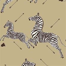 Gold Zebra Wallpaper