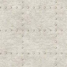 Goldberg Ivory Hammered Metal Wallpaper