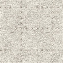 Goldberg Ivory Hammered Metal Wallpaper