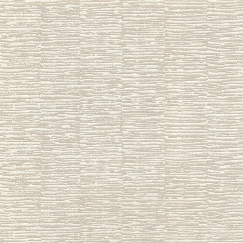 Goodwin Beige Vertical Tree Bark Textured Wallpaper