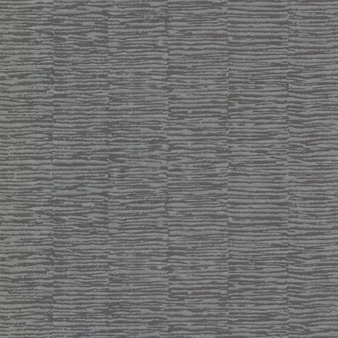 Goodwin Dark Grey Vertical Tree Bark Textured Wallpaper