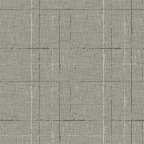 Gorton Plaid Grey Wallpaper
