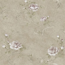 Gracie Metal Floral Scroll