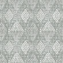 Grady Grey Dotted Textured Southwest Tribal Wallpaper