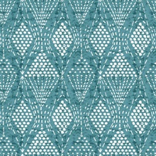 Grady Teal Dotted Textured Southwest Tribal Wallpaper