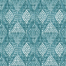 Grady Teal Dotted Textured Southwest Tribal Wallpaper