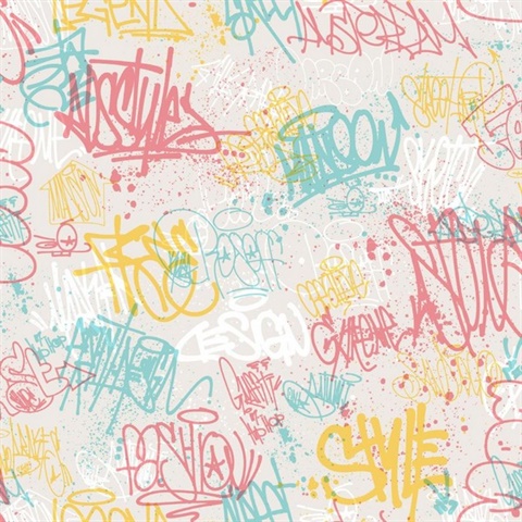 Graffiti Multicolor Wallpaper