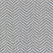 Graham Blue Chevron Stripe On Linen Wallpaper