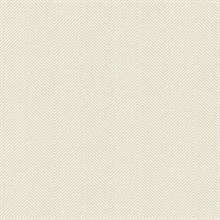 Graham Taupe Chevron Stripe On Linen Wallpaper