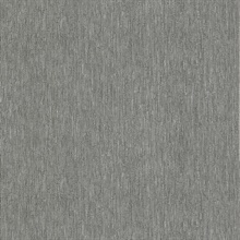 Grand Canal Dark Grey Vertical Stria Textured Wallpaper