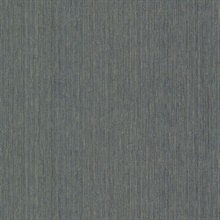 Grand Canal Indigo Vertical Stria Textured Wallpaper