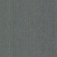 Grand Canal Indigo Vertical Stria Textured Wallpaper