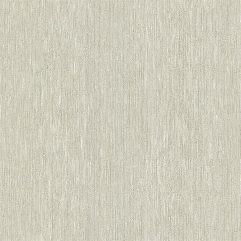 Grand Canal Taupe Vertical Stria Textured Wallpaper