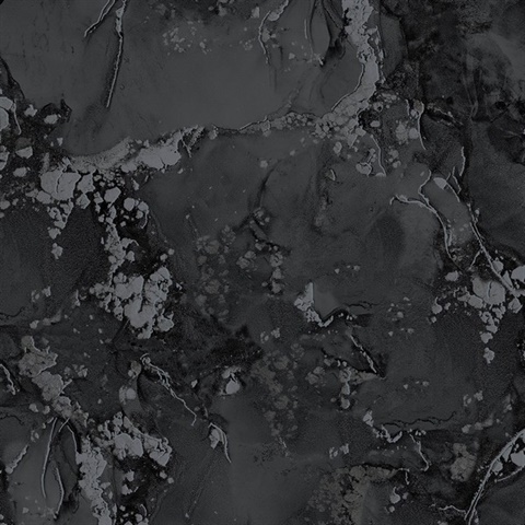 Grandin Black Marbled Wallpaper