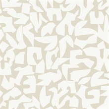 Graphic Geo Beige Peel and Stick Wallpaper