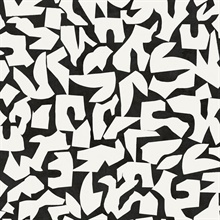 Graphic Geo Black Peel and Stick Wallpaper