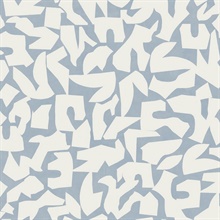 Graphic Geo Blue Peel and Stick Wallpaper