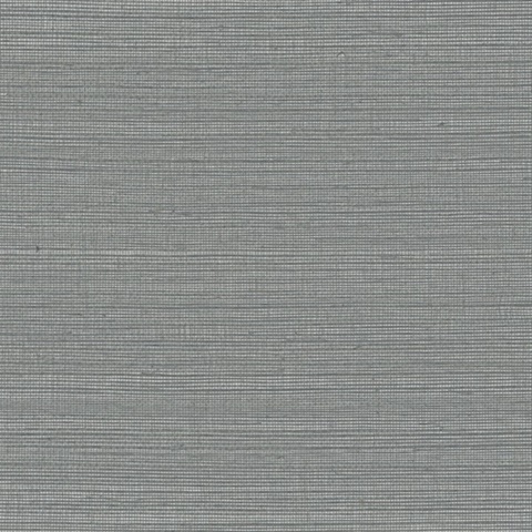 Maguey Natural Sisal Grasscloth Graphite Wallpaper