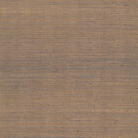 Maguey Natural Sisal Grasscloth Graphite Wallpaper