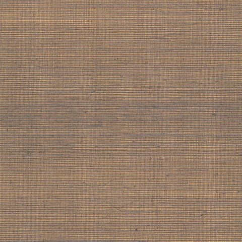 Maguey Natural Sisal Grasscloth Graphite Wallpaper