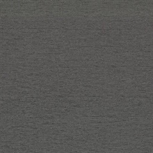 Graphite Serge Faux Linen Wallpaper