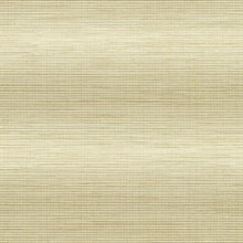 Gold Fine Line Grass Textile String Wallpaper